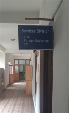 Services Division, Tourism Council of Bhutan